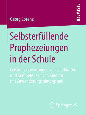 Selbsterfüllende Prophezeiungen in der Schule - ebook
